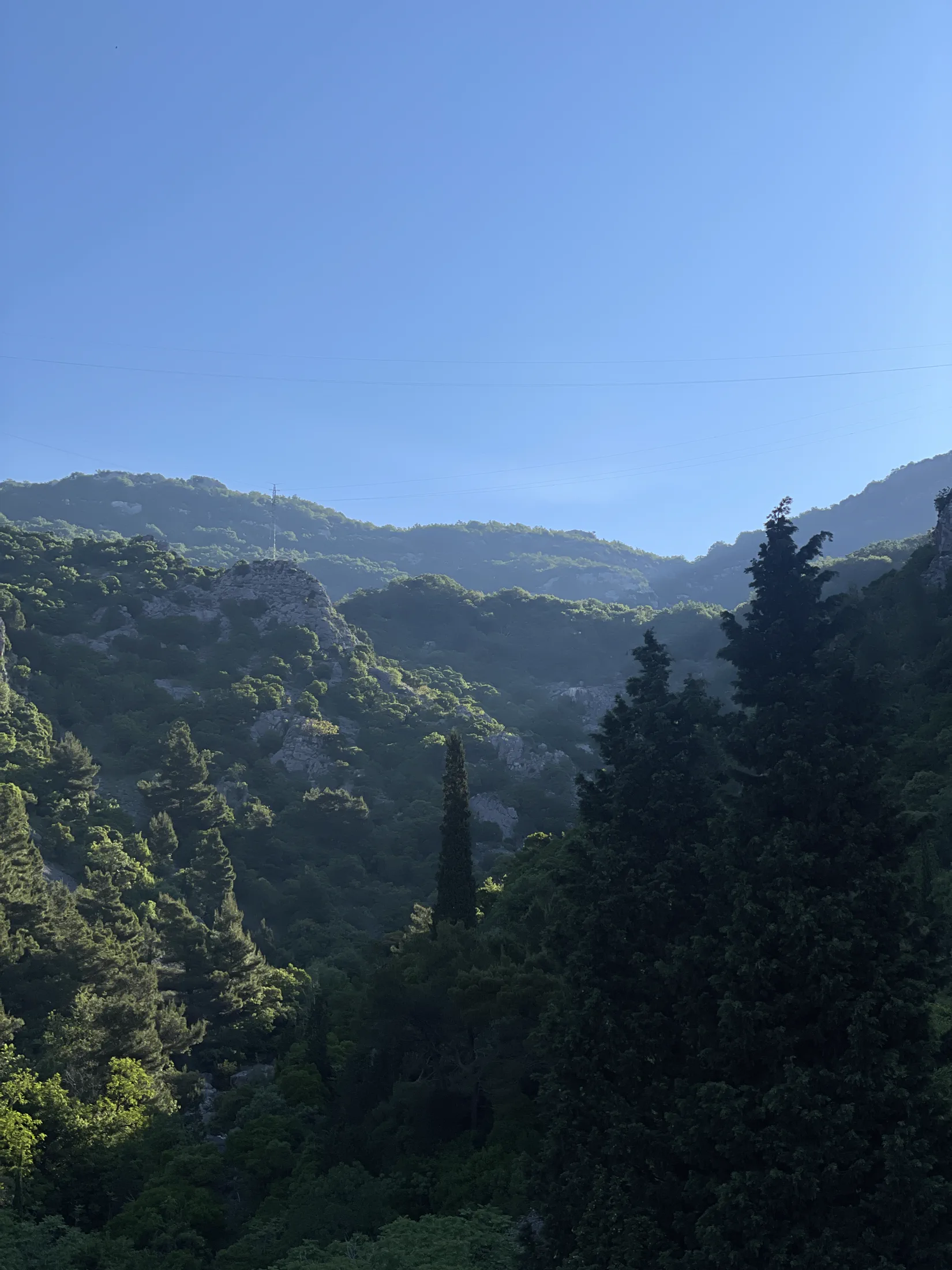The quiet road home along the Montenegrin coast