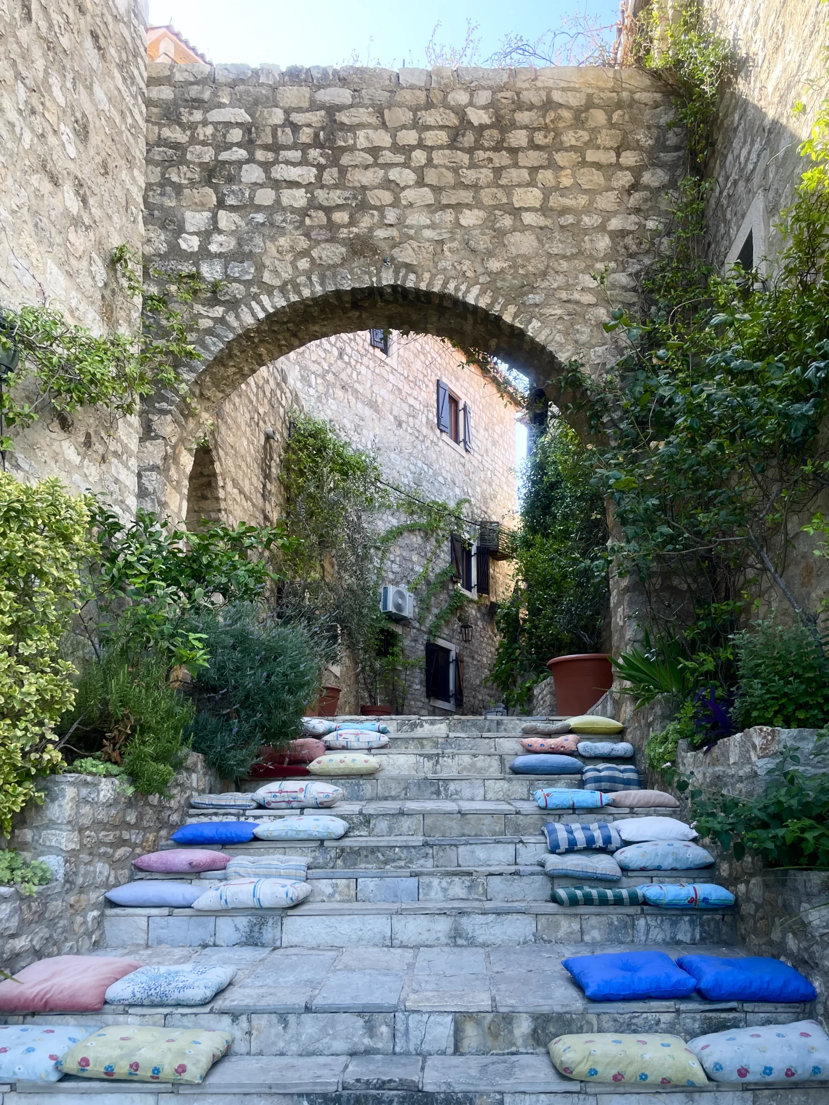 The famous steps in Old Ulcinj