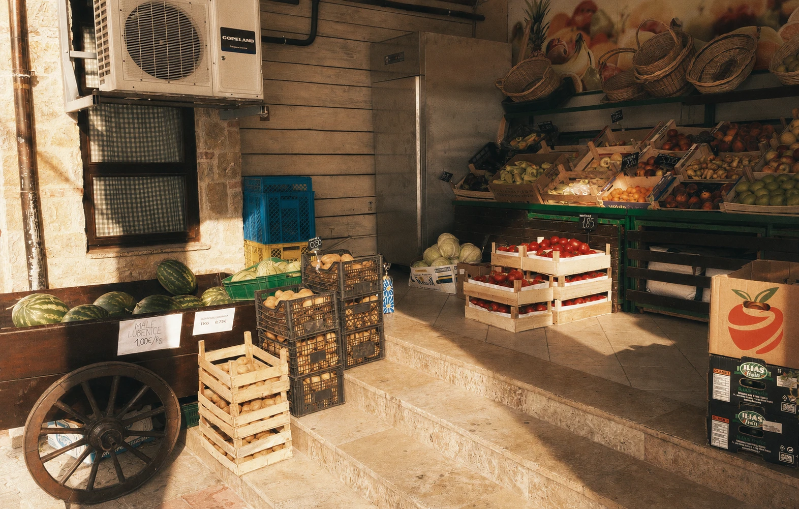 Nearby market